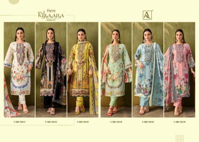 Alok suit rihaana vol 21 dress material wholesale market in delhi